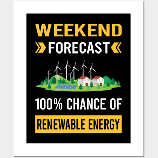 Weekend Forecast Renewable Energy Posters and Art